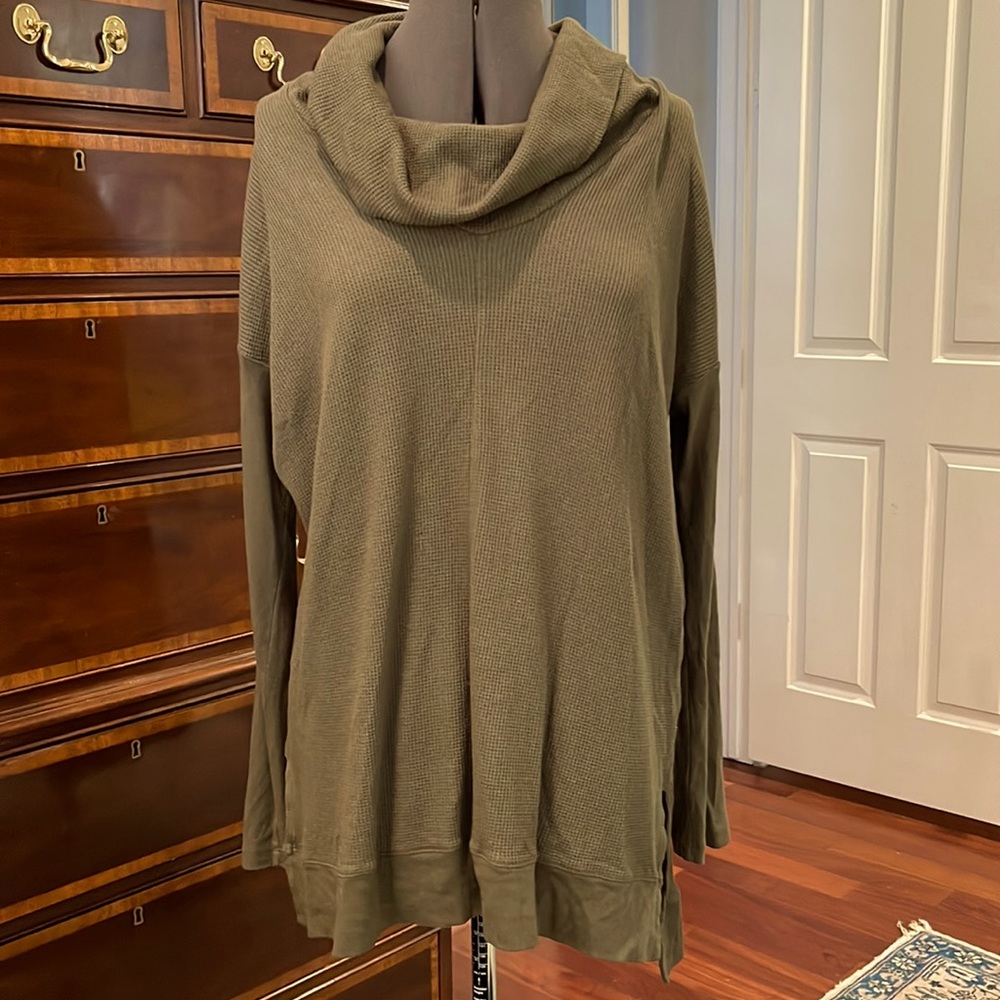 Splendid Maternity Cowl Neck Sweater
